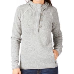The North Face crescent sunshine knit hoodie